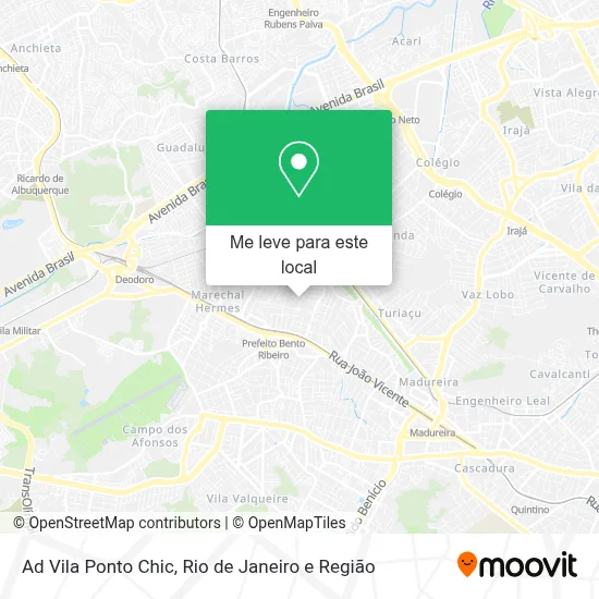 Ad Vila Ponto Chic mapa