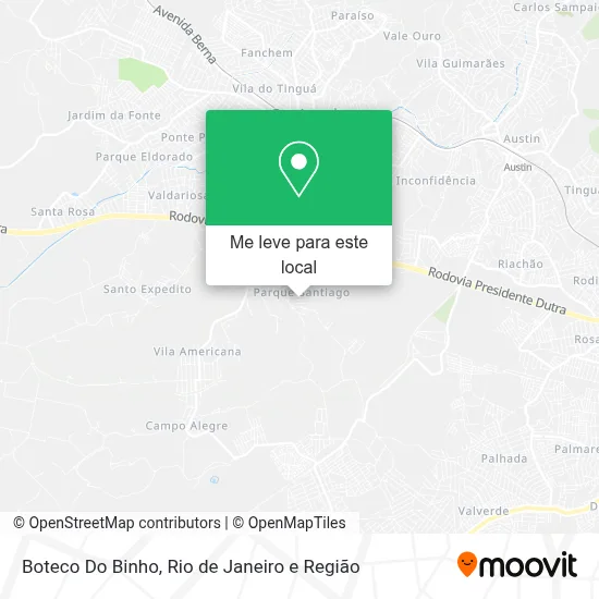 Boteco Do Binho mapa