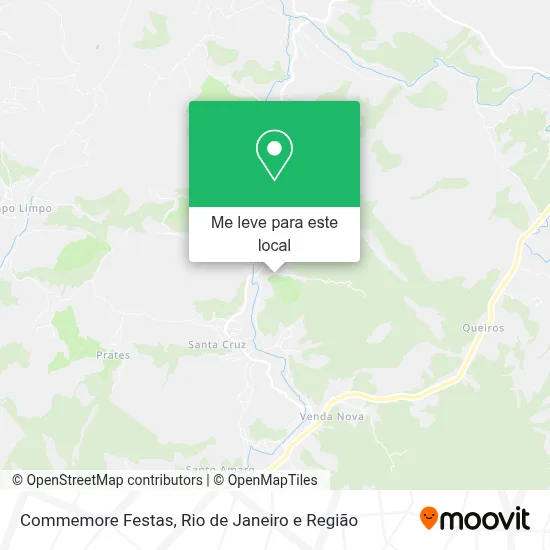 Commemore Festas mapa