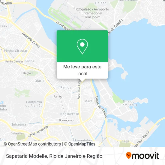 Sapataria Modelle mapa