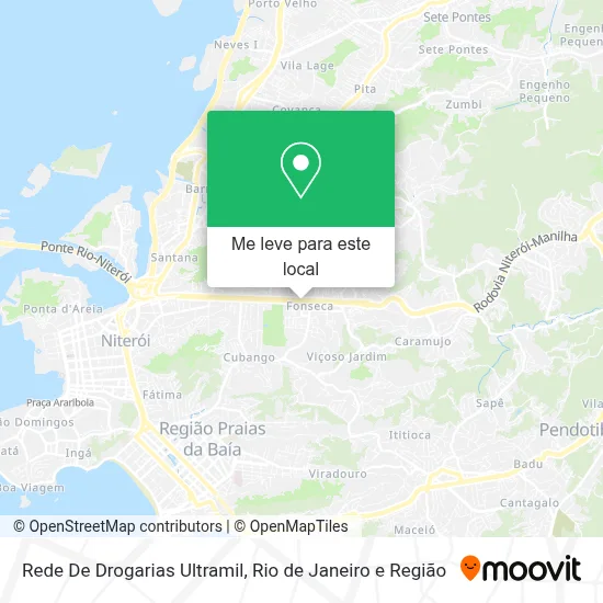 Rede De Drogarias Ultramil mapa