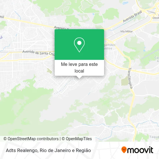 Adts Realengo mapa