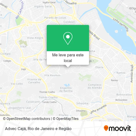 Advec Cajá mapa