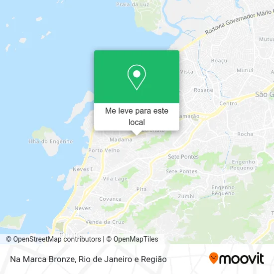 Na Marca Bronze mapa