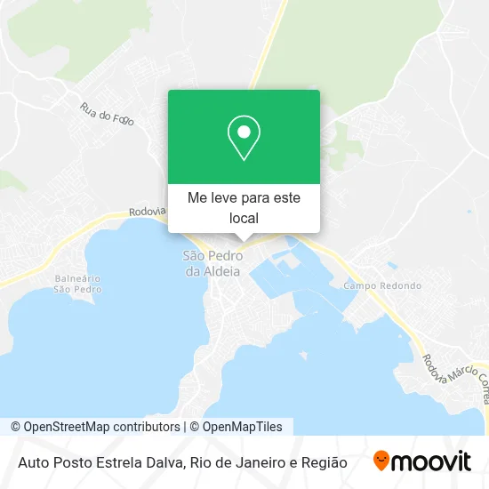 Auto Posto Estrela Dalva mapa