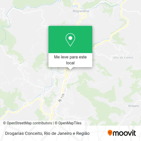Drogarias Conceito mapa