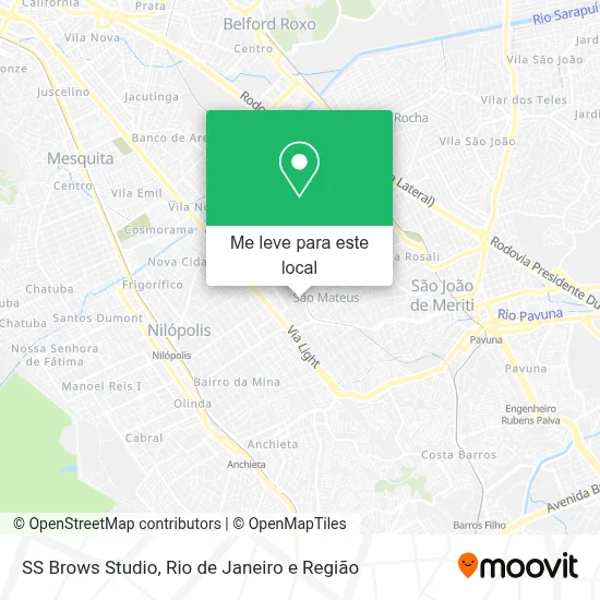 SS Brows Studio mapa