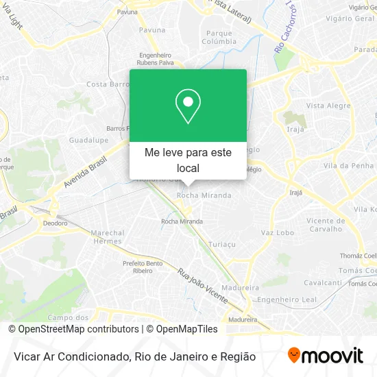 Vicar Ar Condicionado mapa