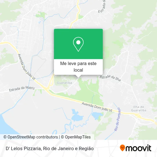D' Lelos Pizzaria mapa