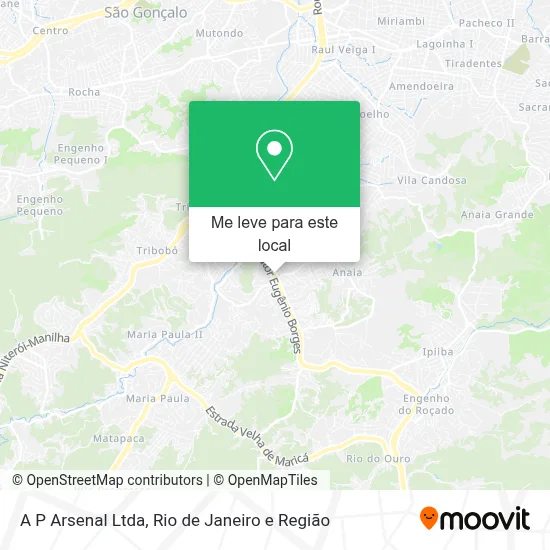 A P Arsenal Ltda mapa