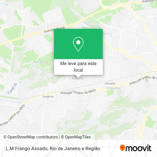 L.M Frango Assado mapa