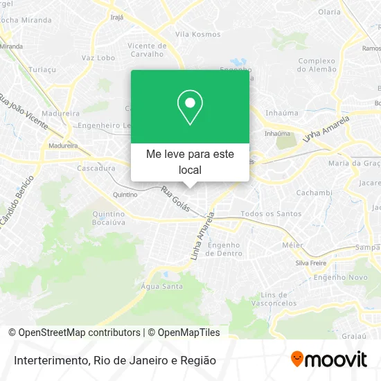 Interterimento mapa