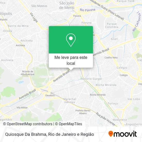 Quiosque Da Brahma mapa