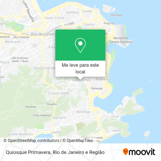Quiosque Primavera mapa
