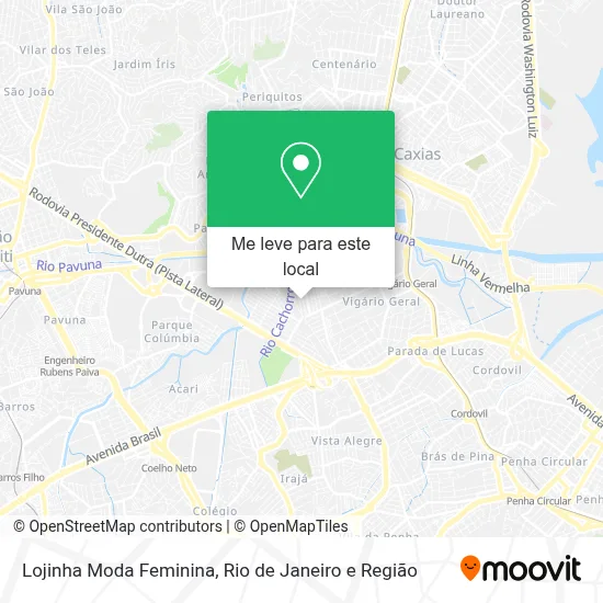 Lojinha Moda Feminina mapa