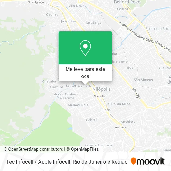 Tec Infocell / Apple Infocell mapa
