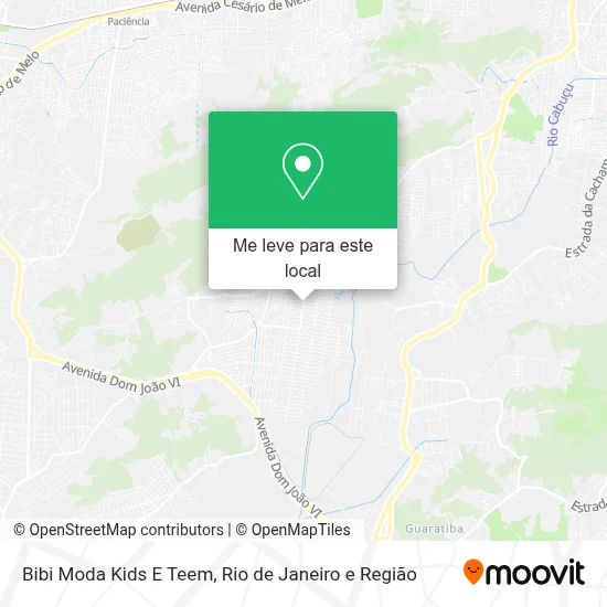 Bibi Moda Kids E Teem mapa