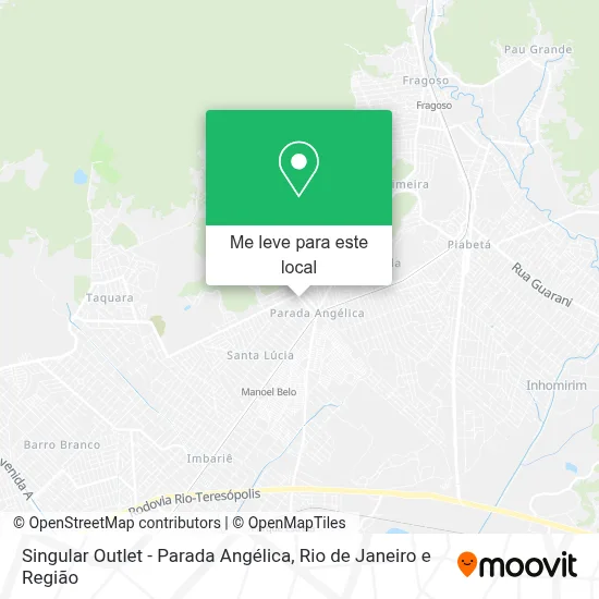 Singular Outlet - Parada Angélica mapa