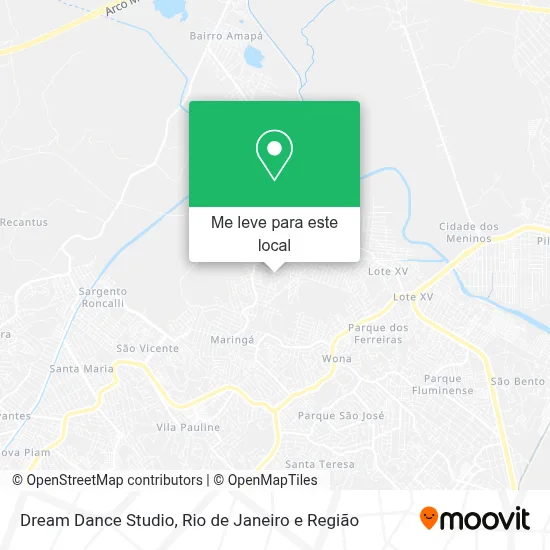 Dream Dance Studio mapa