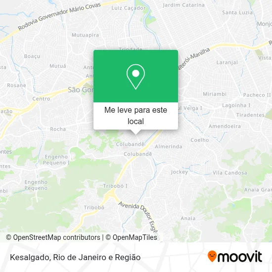 Kesalgado mapa