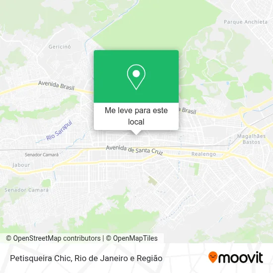 Petisqueira Chic mapa