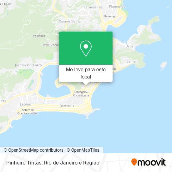 Pinheiro Tintas mapa