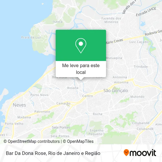 Bar Da Dona Rose mapa