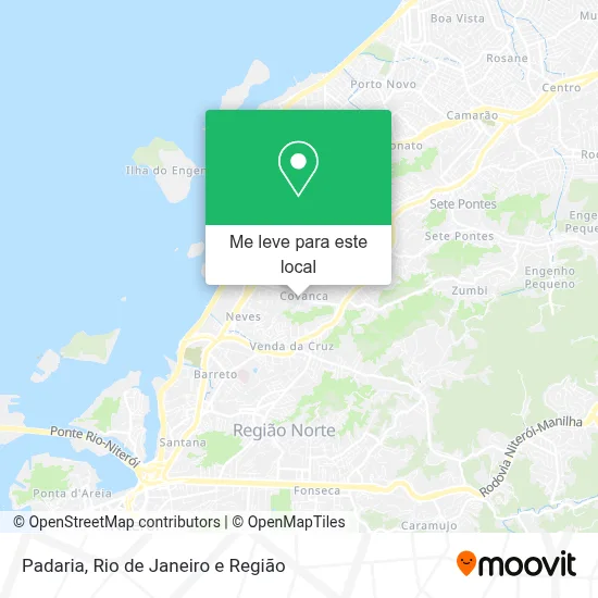 Padaria mapa