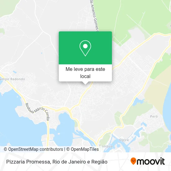 Pizzaria Promessa mapa
