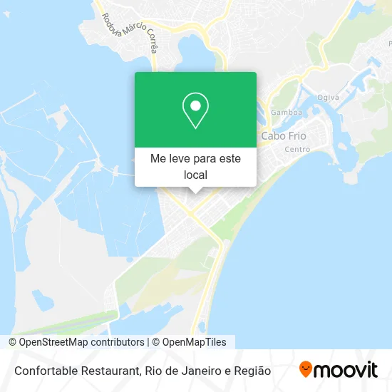 Confortable Restaurant mapa