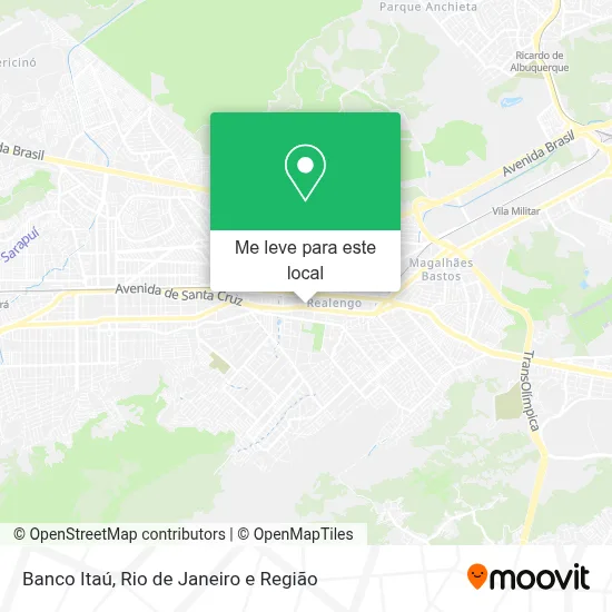 Banco Itaú mapa