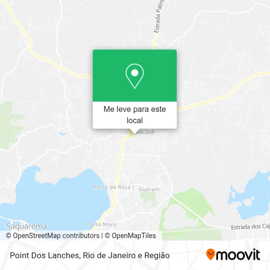 Point Dos Lanches mapa