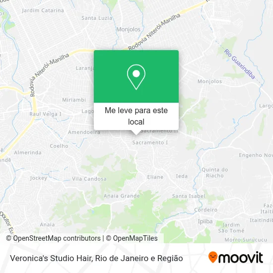 Veronica's Studio Hair mapa