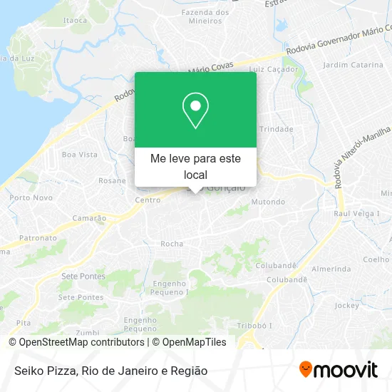 Seiko Pizza mapa