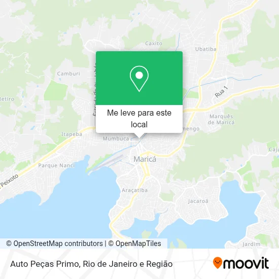 Auto Peças Primo mapa