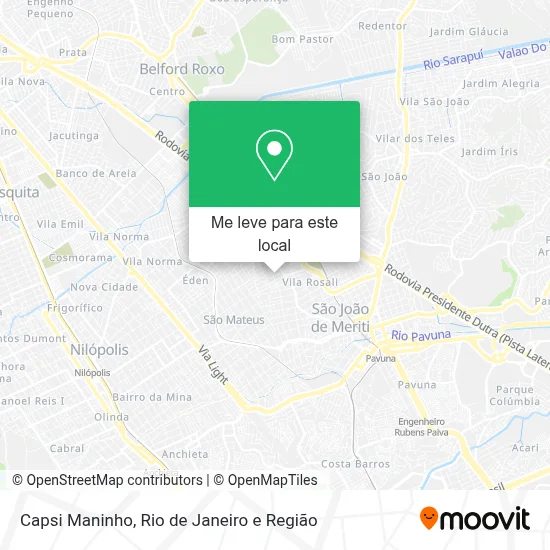 Capsi Maninho mapa