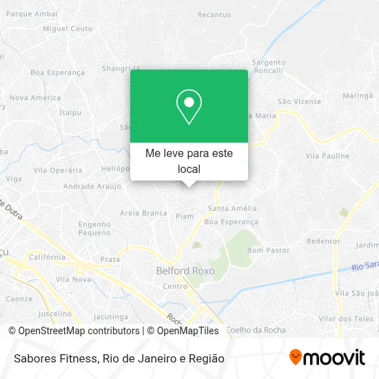 Sabores Fitness mapa