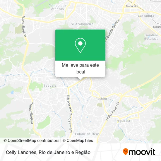Celly Lanches mapa