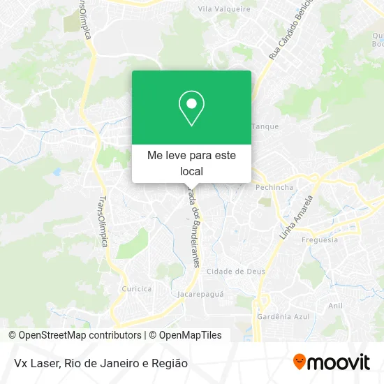 Vx Laser mapa