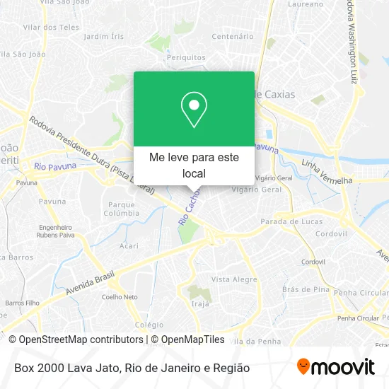 Box 2000 Lava Jato mapa