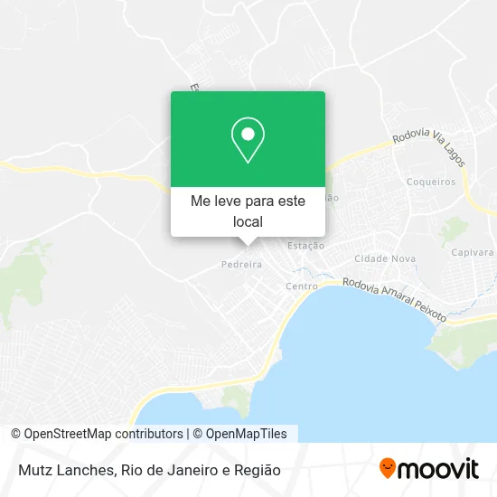Mutz Lanches mapa