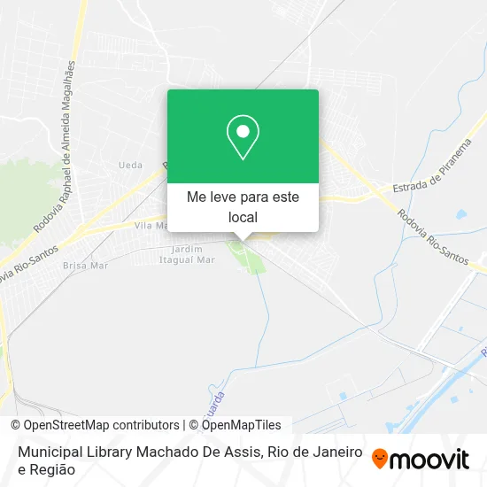 Municipal Library Machado De Assis mapa