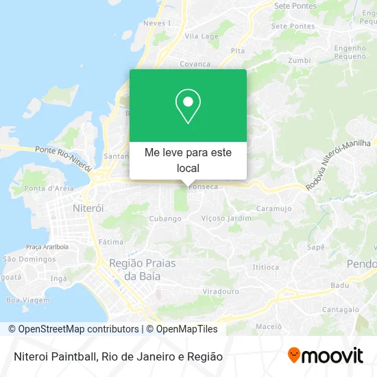 Niteroi Paintball mapa