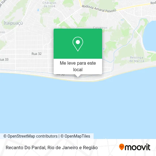 Recanto Do Pardal mapa