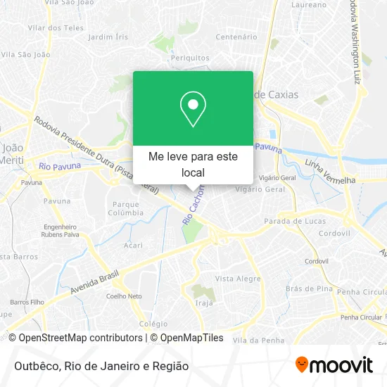 Outbêco mapa