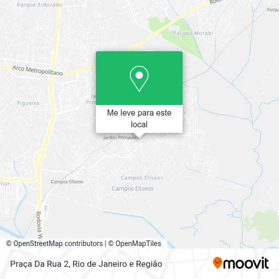 Praça Da Rua 2 mapa