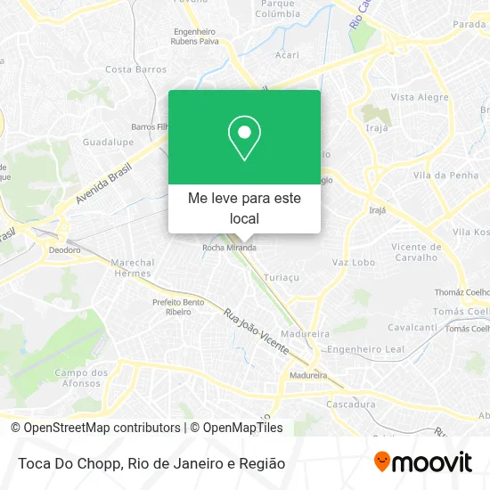 Toca Do Chopp mapa