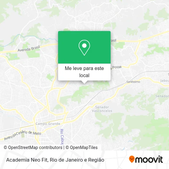 Academia Neo Fit mapa