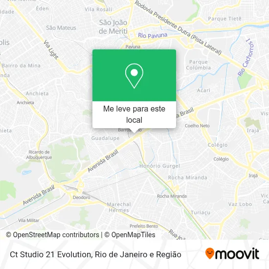 Ct Studio 21 Evolution mapa