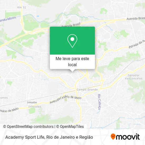 Academy Sport Life mapa
